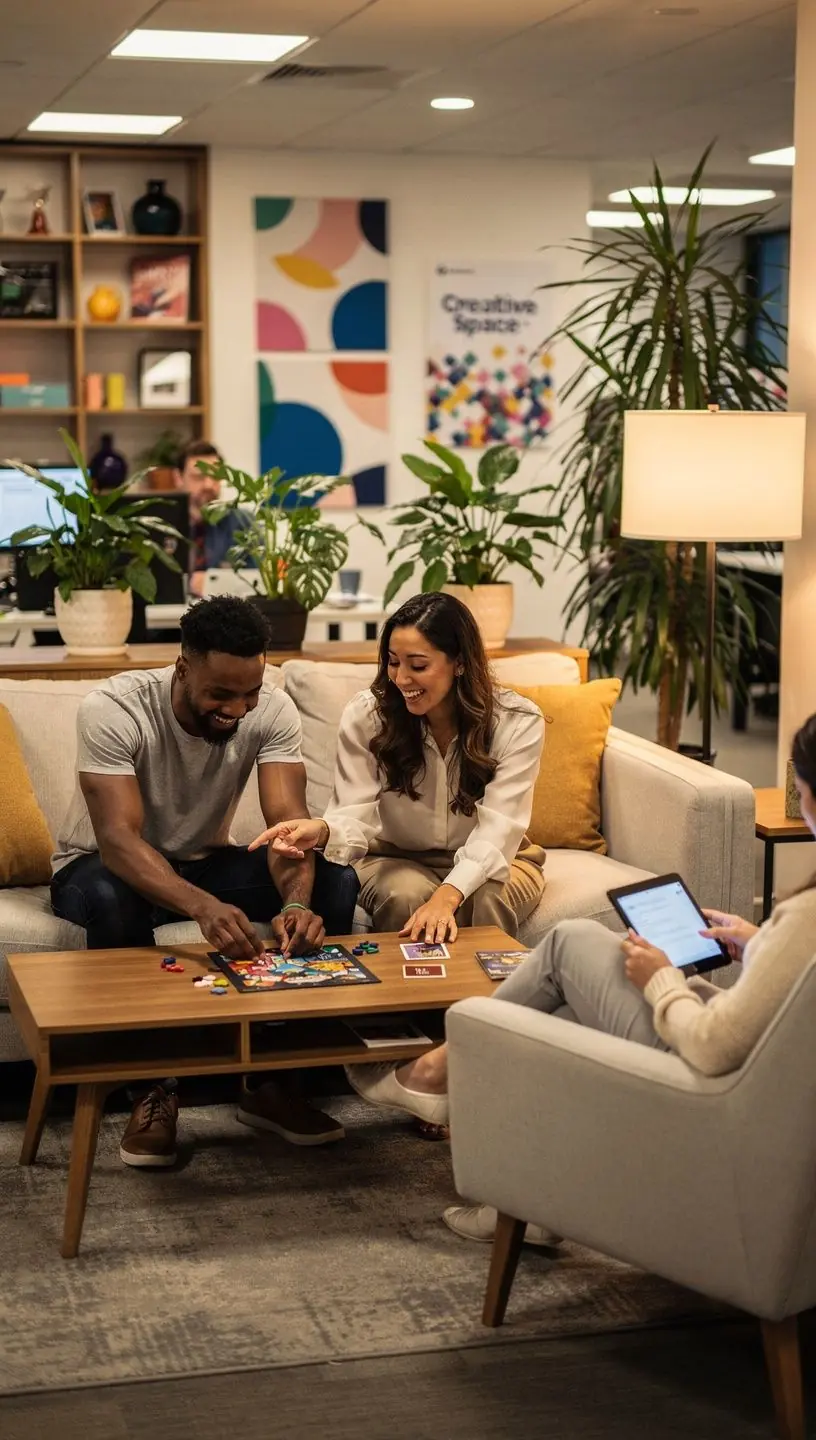 Рабочее пространство с эргономичными стульями и стеклянными перегородками.